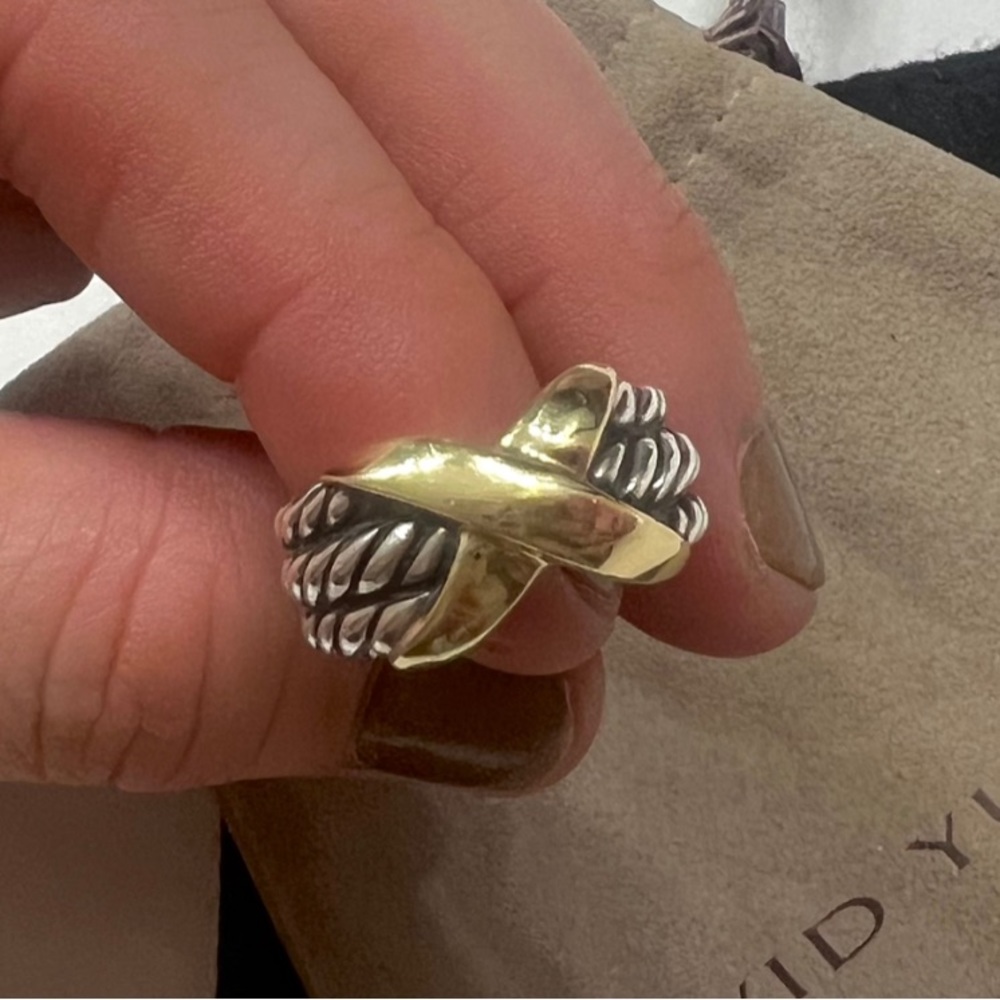 David Yurman Cable X Ring